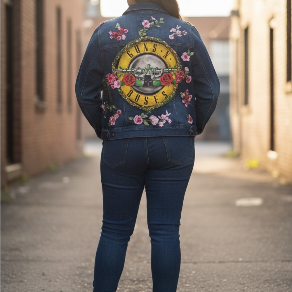 OOAK PLUS SIZE Upcycle Guns N’ Roses